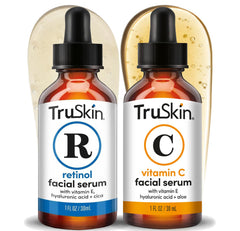 TruSkin front packaging showing the duo and clear product benefit
