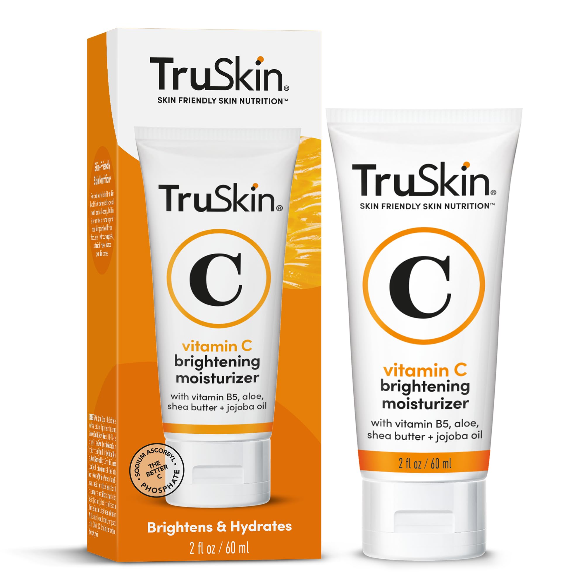 TruSkin on bathroom counter lifestyle shot promoting daily brightening ritual
