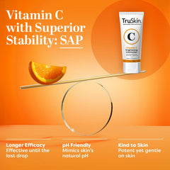TruSkin pump dispensing cream illustrating easy daily application