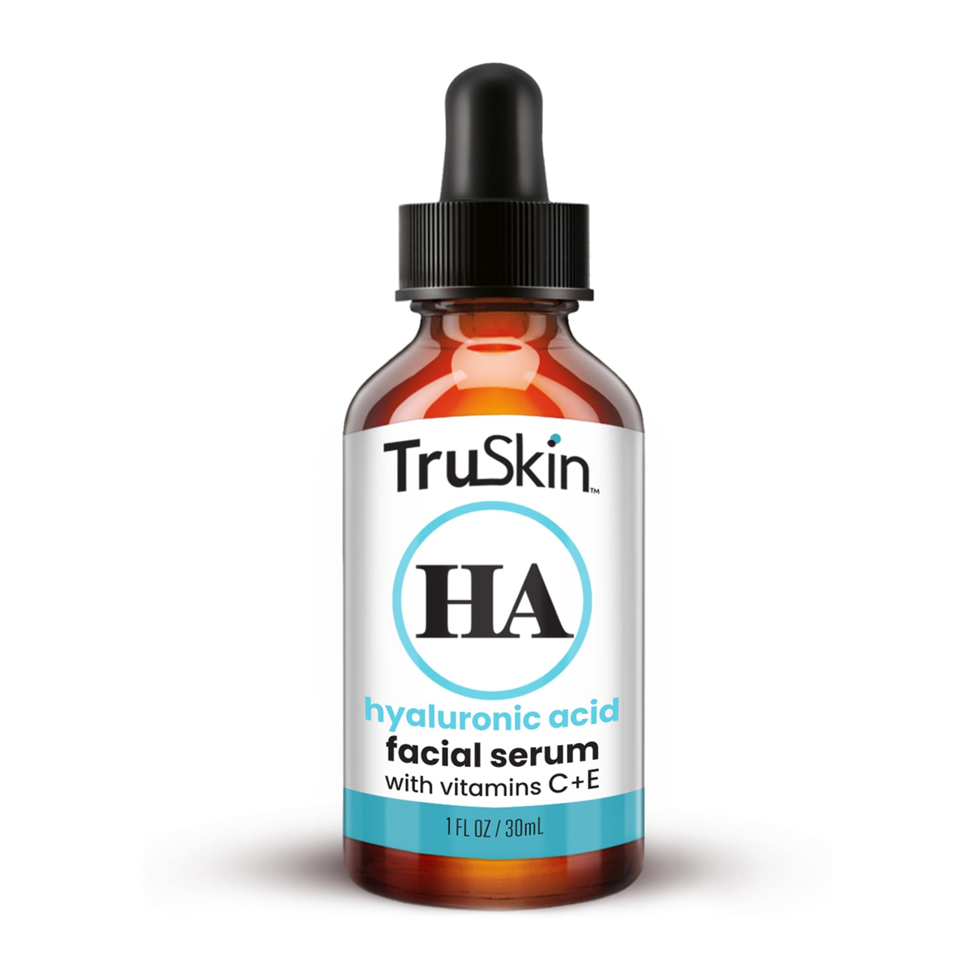 TruSkin front bottle view showing clean packaging and clear hydration benefit