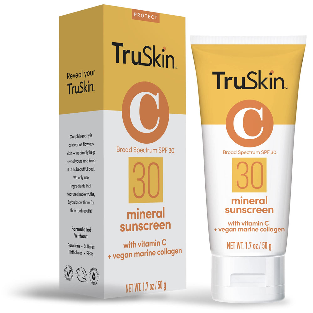 TruSkin cream texture closeup demonstrating smooth blendability benefit