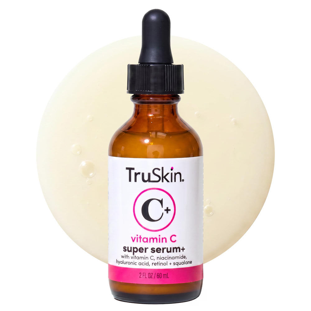 TruSkin bottle front packaging showing clean branding and product benefit
