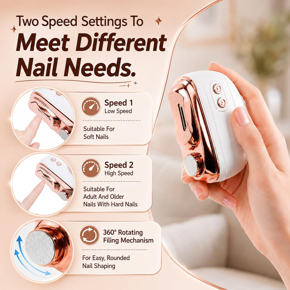 TRWLCFF LED light in use illuminating nails for precise trimming