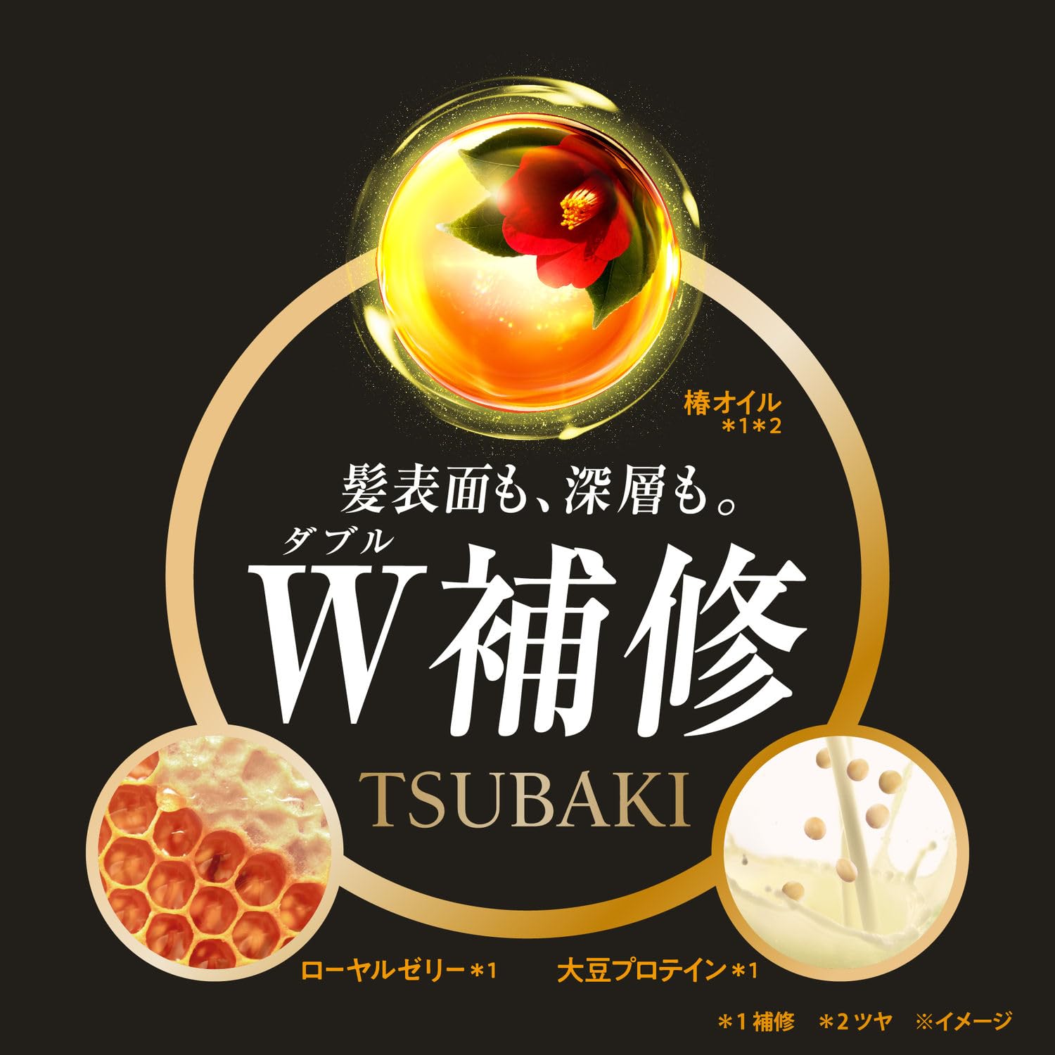 Tsubaki conditioner cream texture close-up showing smooth benefit
