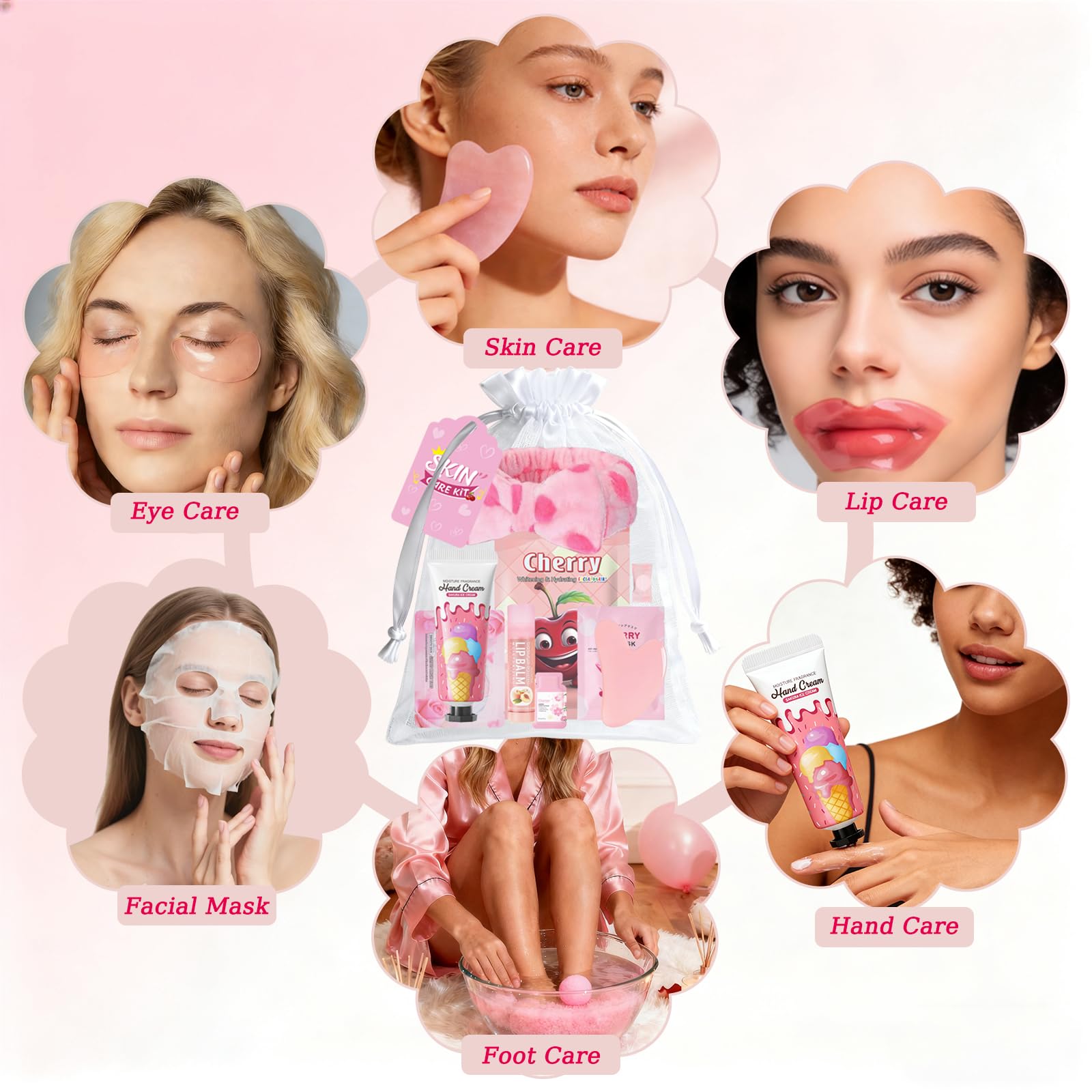Tudona close up of sheet mask texture highlighting gentle hydrating formula