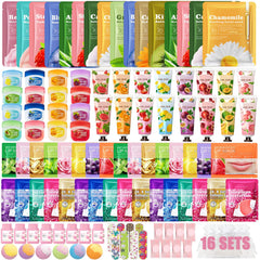 Tudona front packaging showing complete 160-piece spa party set benefits convenience