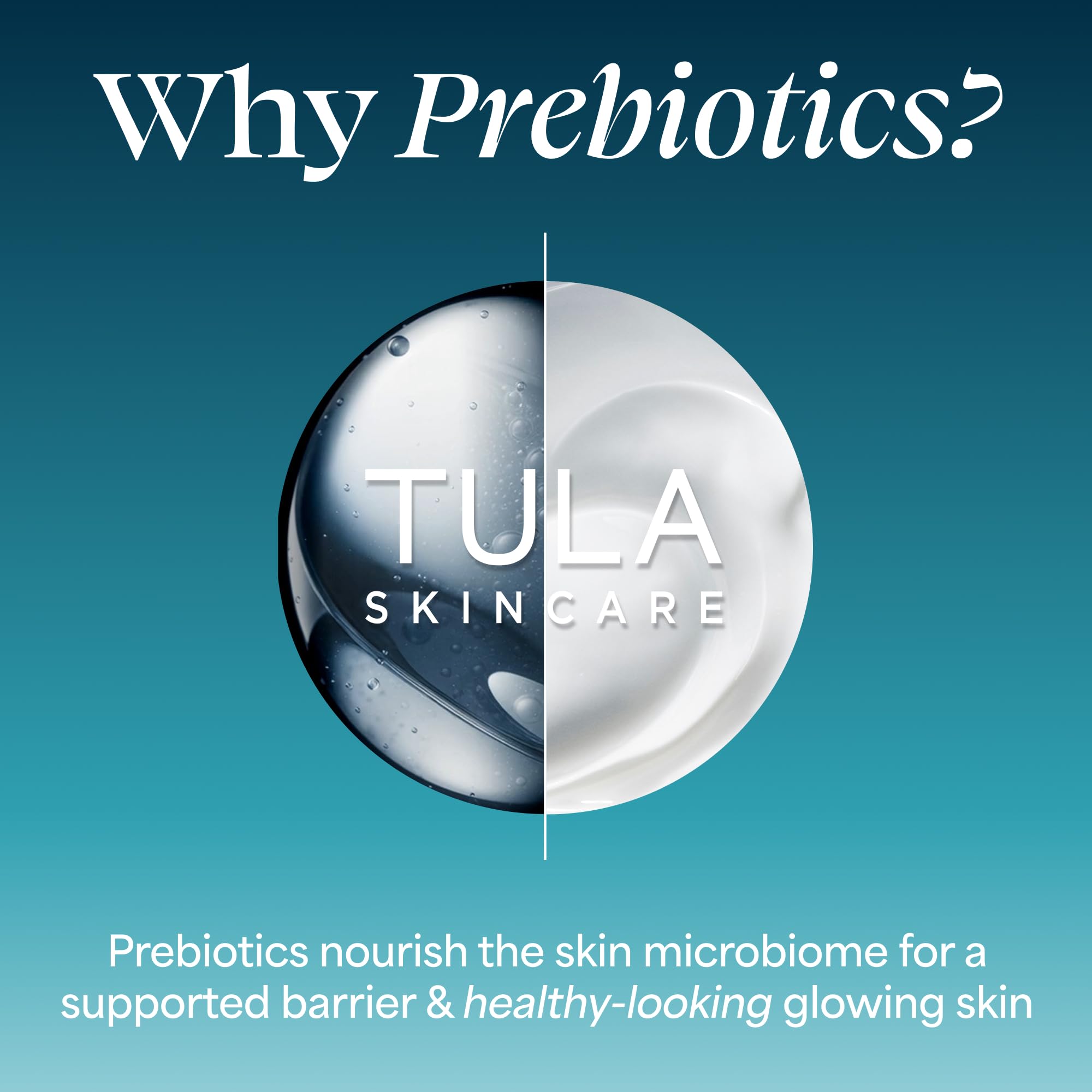 TULA product label listing ingredients, reveals clean formulation features