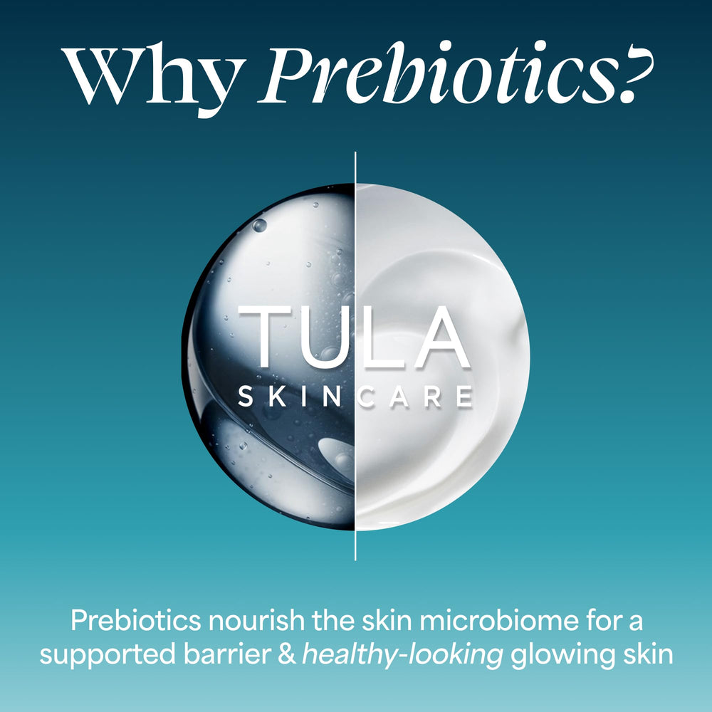 TULA product label listing ingredients, reveals clean formulation features