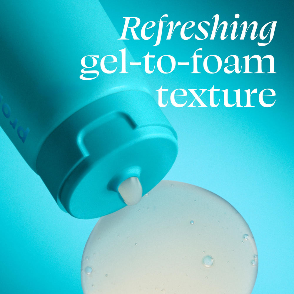 TULA cleanser lather on hand demonstrating effective makeup removal