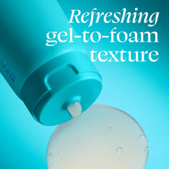 TULA cleanser lather on hand demonstrating effective makeup removal