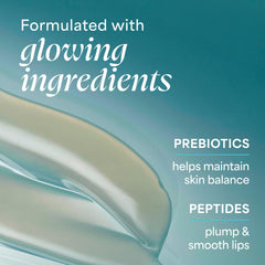 TULA lip mask in hand to show size and scale benefit: travel-friendly 0.28 oz
