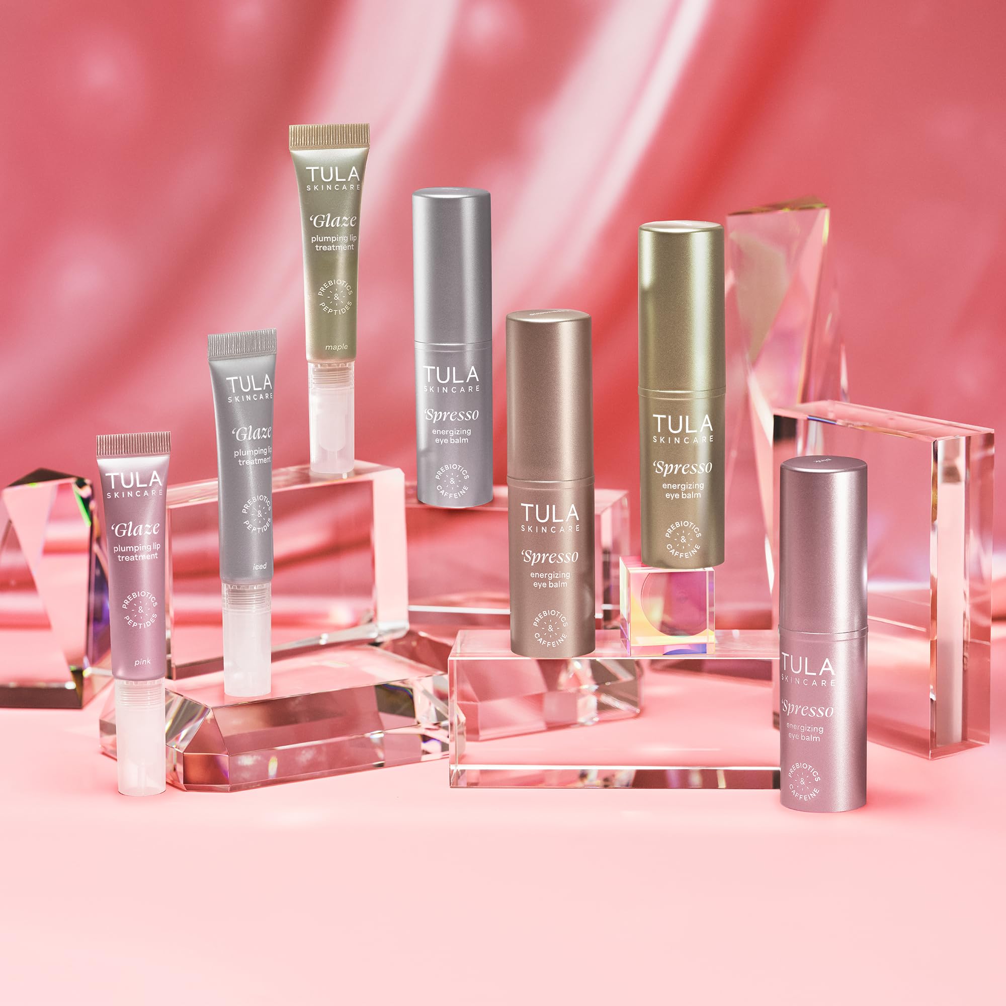 TULA Maple Glaze lip treatment tube close-up showing glossy finish