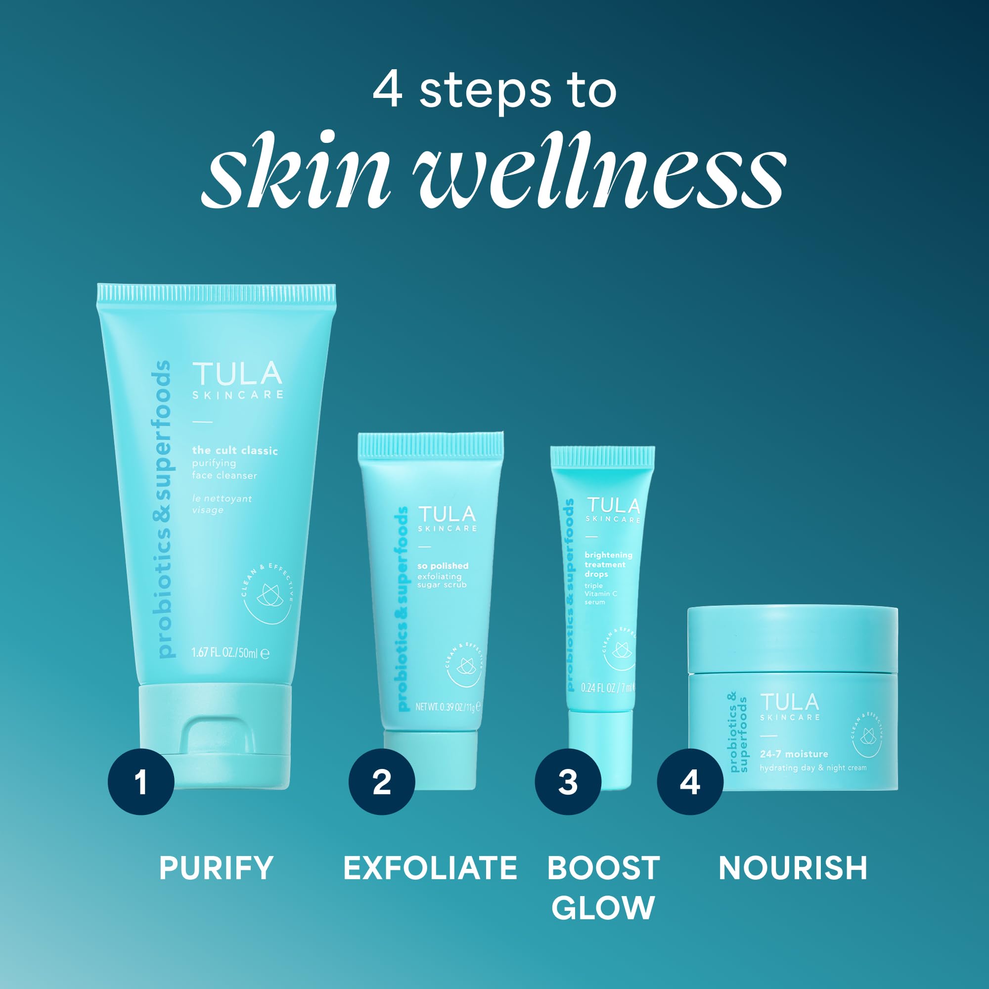 TULA 24-7 moisture cream jar open showing rich cream for deep hydration