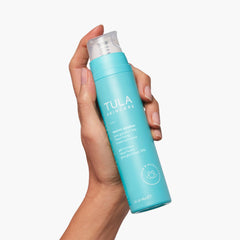 TULA gel texture close-up highlighting smooth hydrating consistency