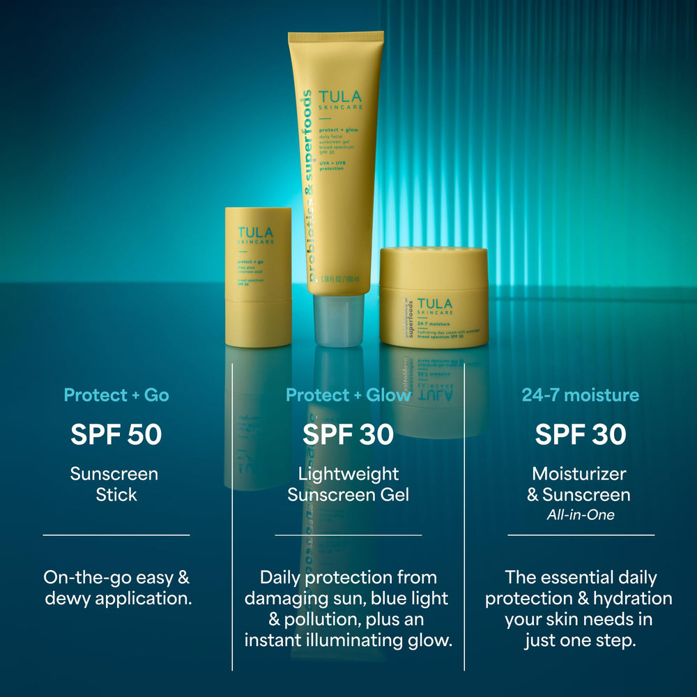 TULA in outdoor setting offering sun protection and healthy glow