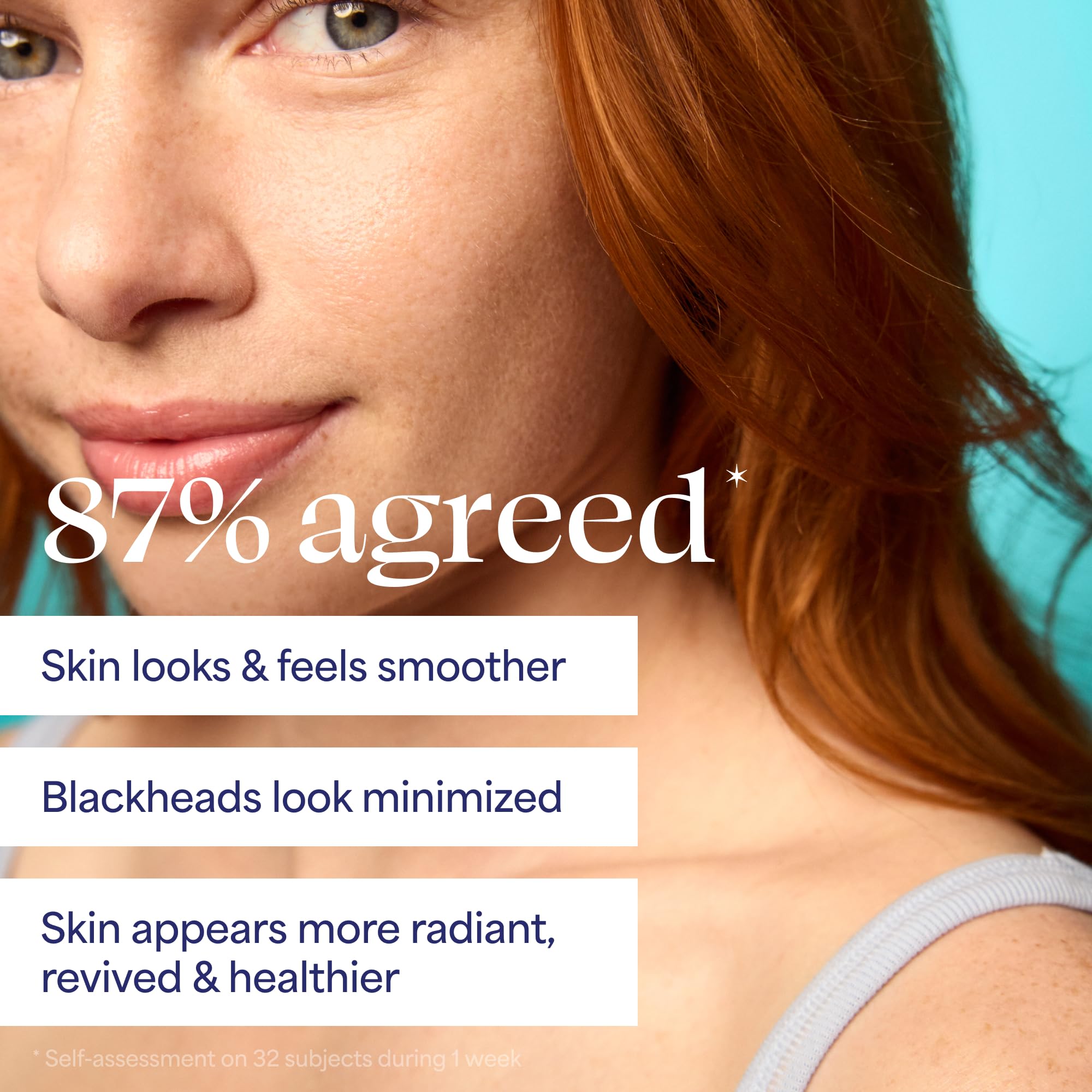 TULA pink salt crystals detail emphasizing mineral exfoliant that polishes skin