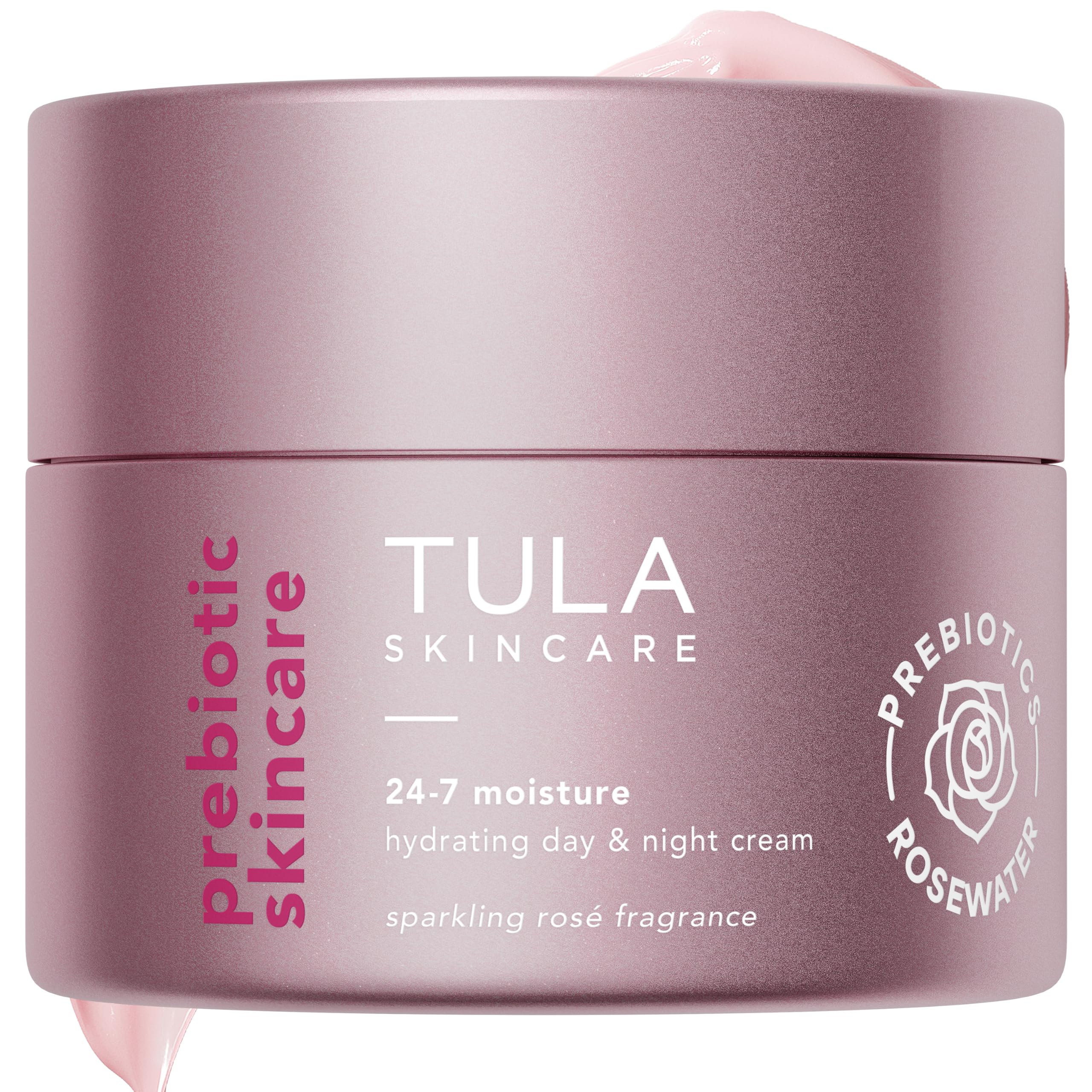 TULA sparkling rosé front jar showing product and branding for easy identification