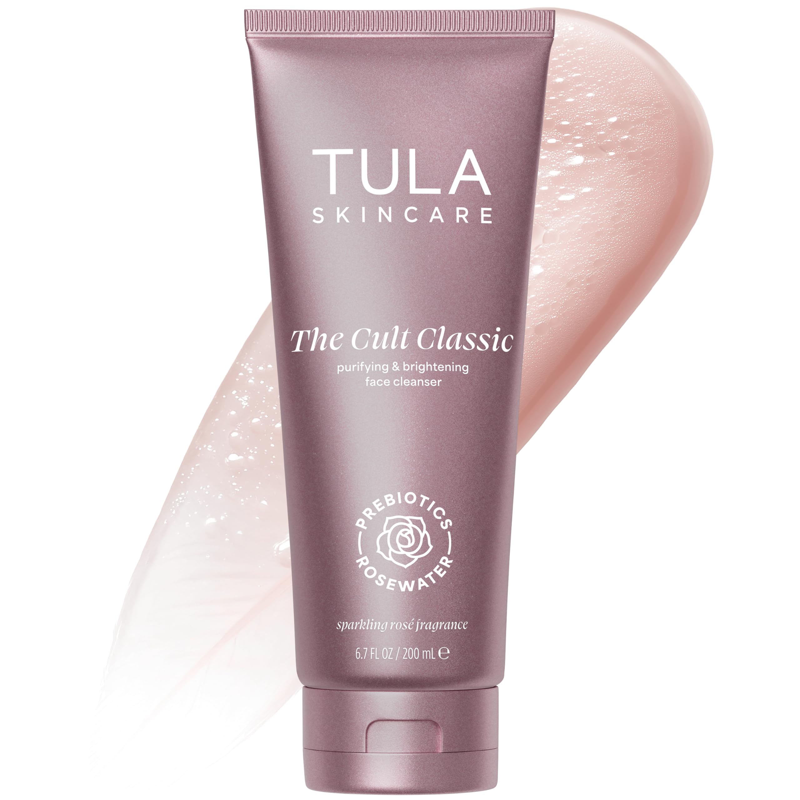 TULA front packaging showing cleanser bottle and benefits
