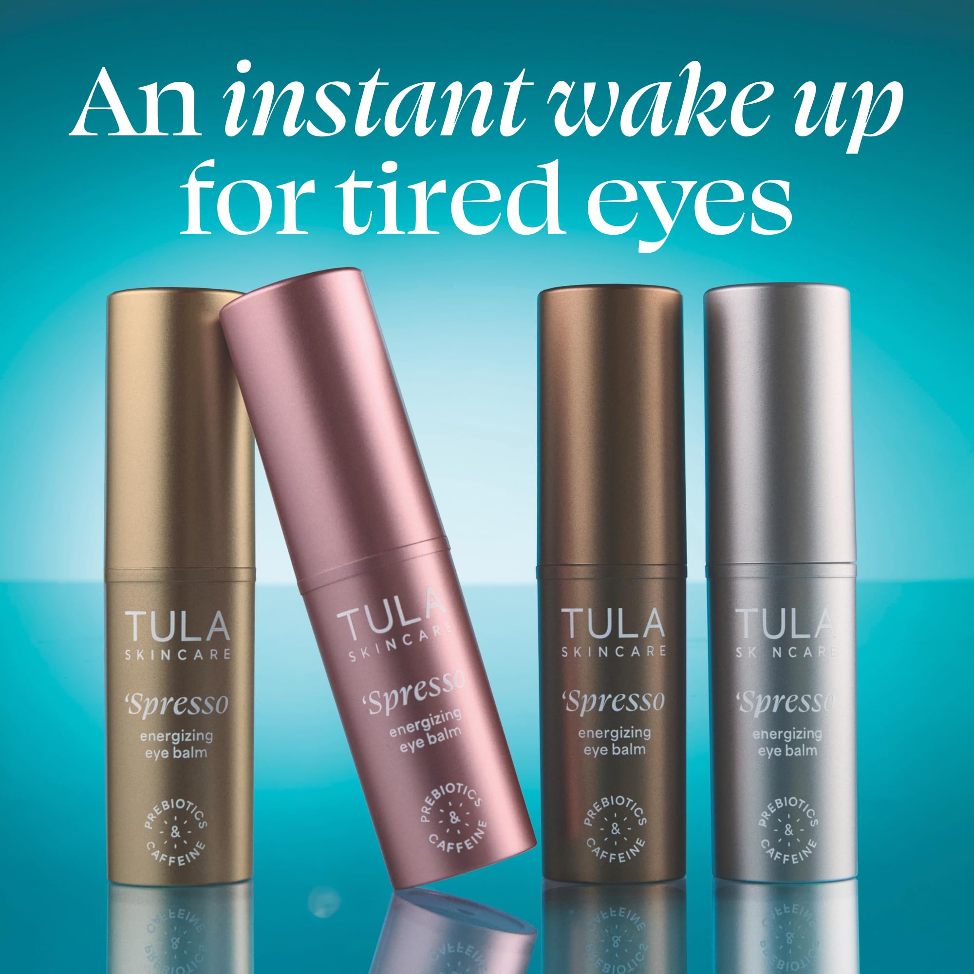TULA Spresso Iced texture close-up showing pearlescent finish and hydrating sheen benefit