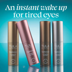 TULA Spresso Iced texture close-up showing pearlescent finish and hydrating sheen benefit