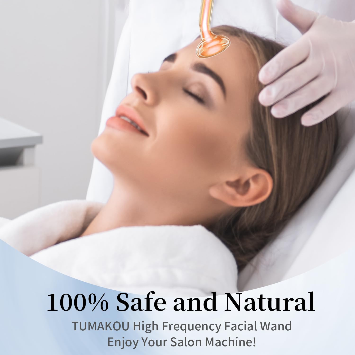 TUMAKOU in-use on cheek demonstrating targeted application and convenience
