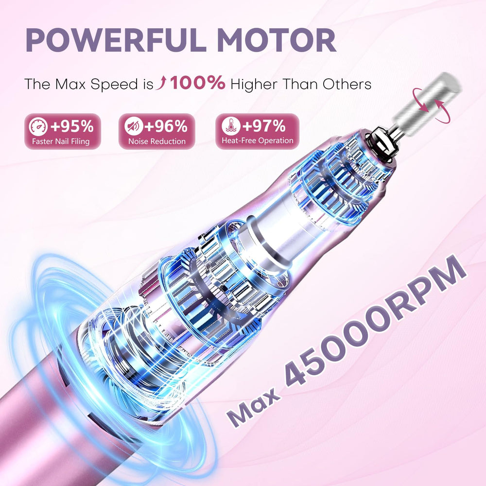 TUOBEO handpiece close-up highlighting aluminum grip for steady precision