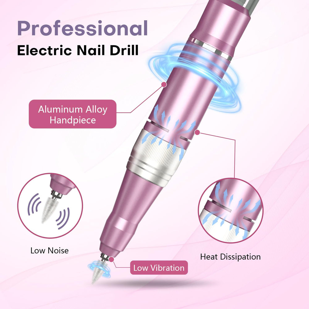 Professional using TUOBEO in a manicure to speed up gel removal and shaping