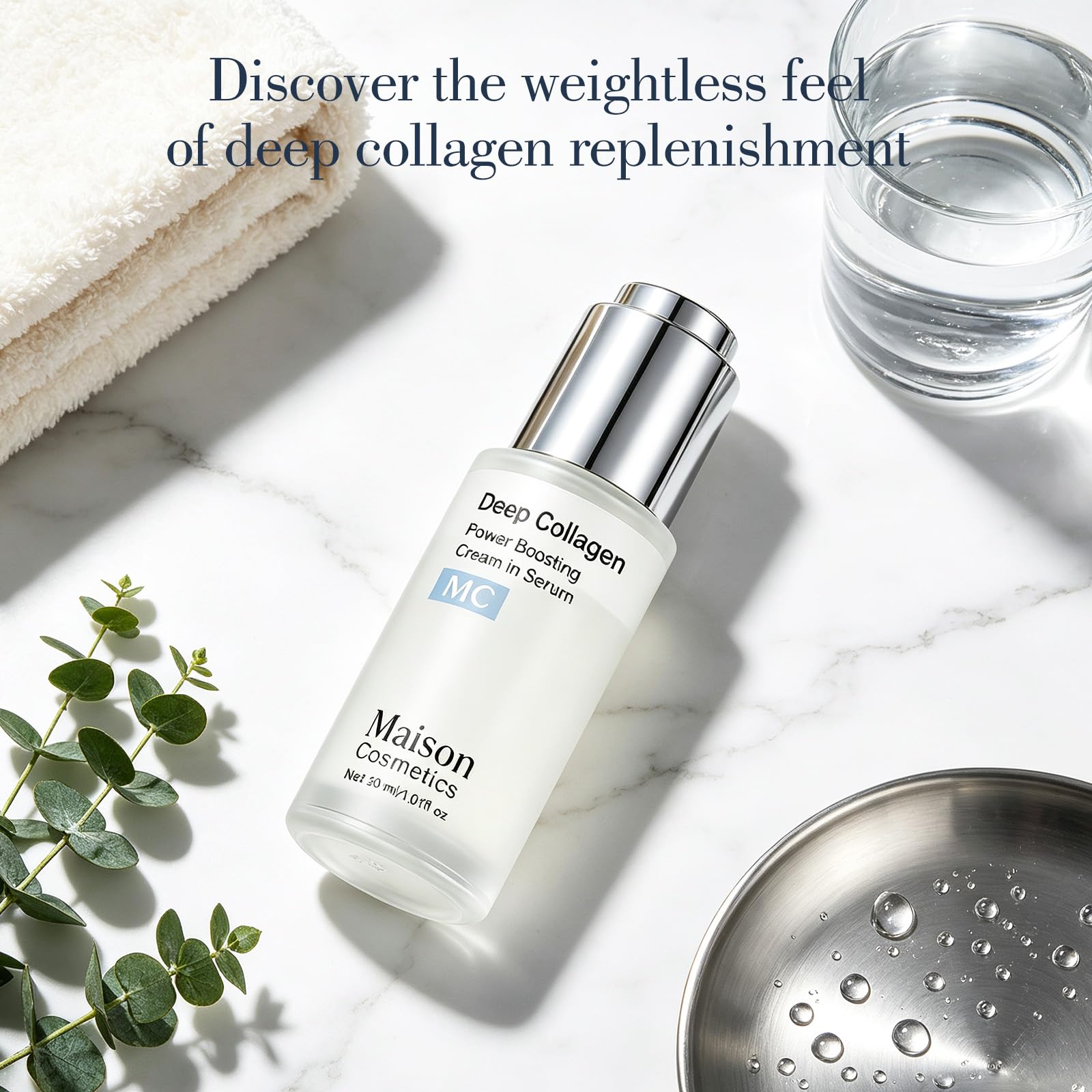 TUODAW ingredients label close-up, short formula reassurance for sensitive skin