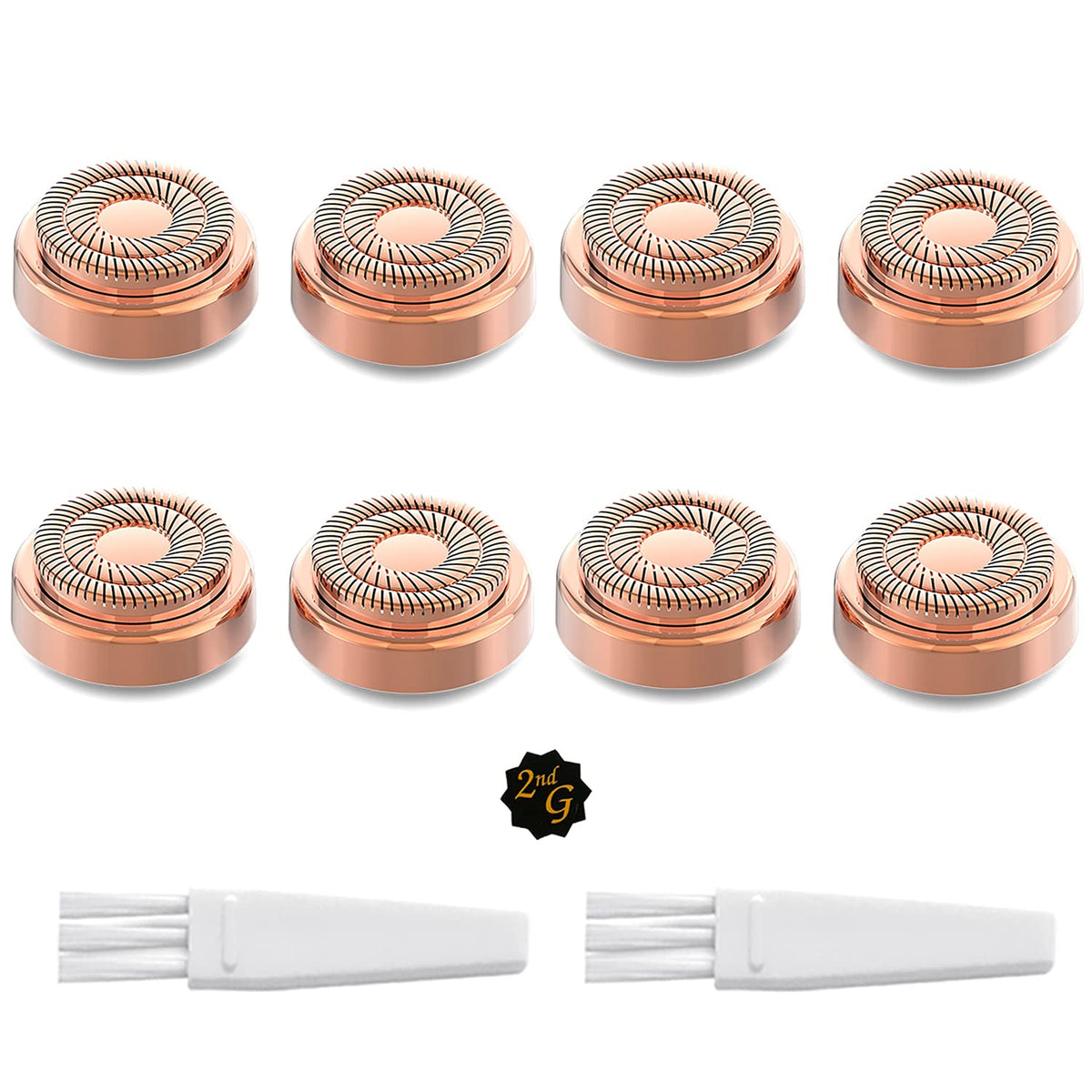 tuokiy front packaging showing 8-pack and cleaning brush for easy restocking