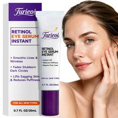 Turieoi front packaging shows bottle and box, clear benefit of firming