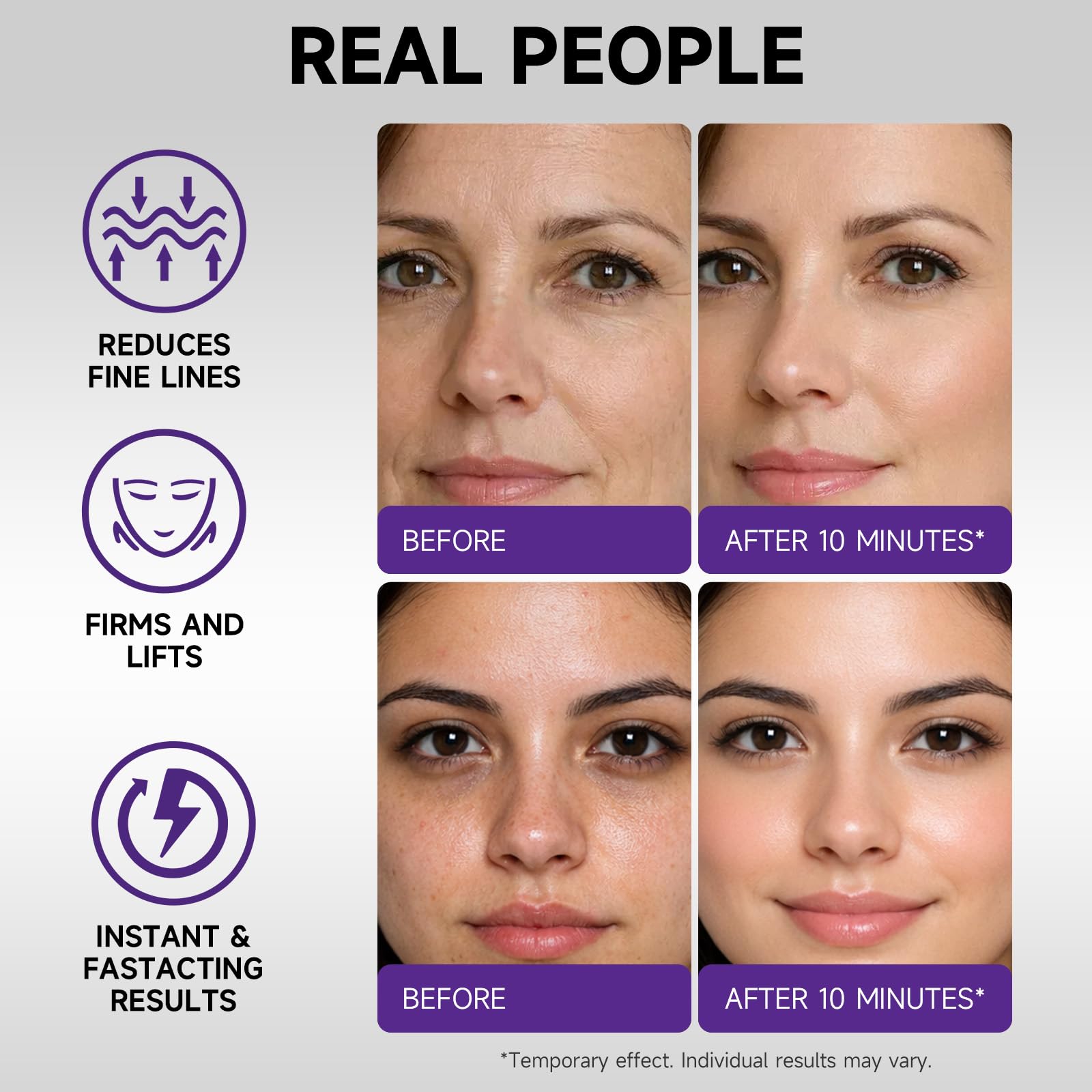 Turieoi ingredient label highlighting peptides and caffeine, transparency benefit