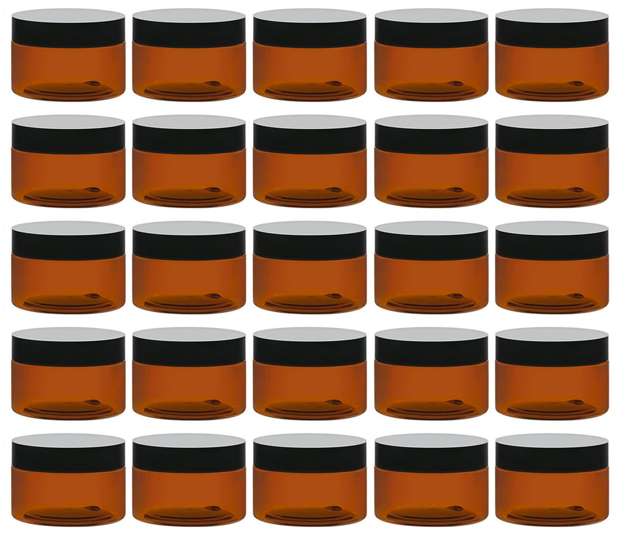 TUZAZO front view of 24-pack amber jars showing value pack and compact benefit