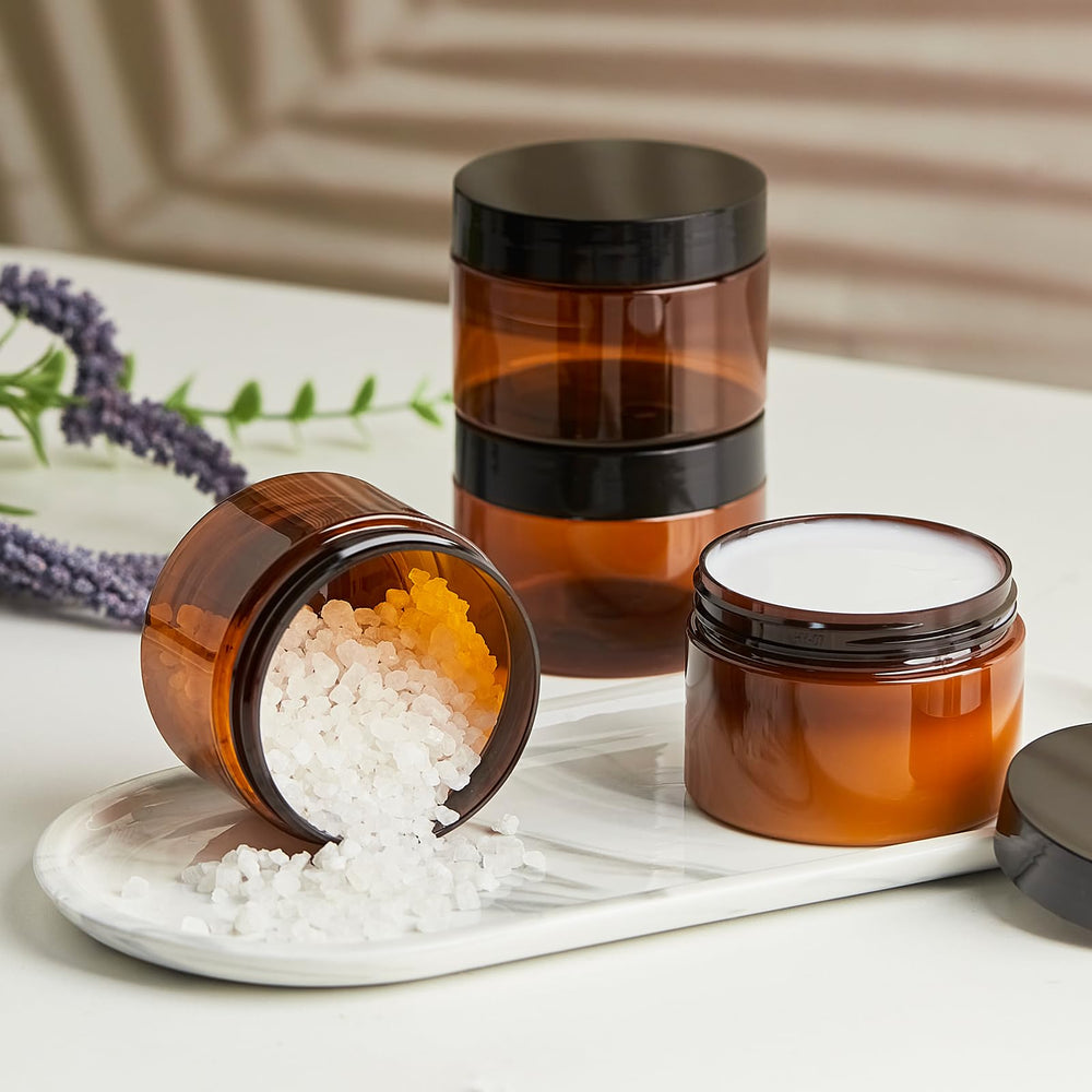 TUZAZO jars inside travel pouch showing portability and organization benefit