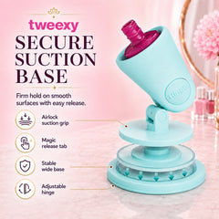 tweexy Hinge in use while painting nails giving hands-free steady application