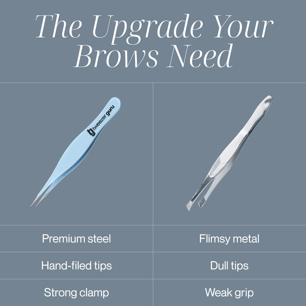 TWEEZER GURU tweezers removing ingrown hair with precise control