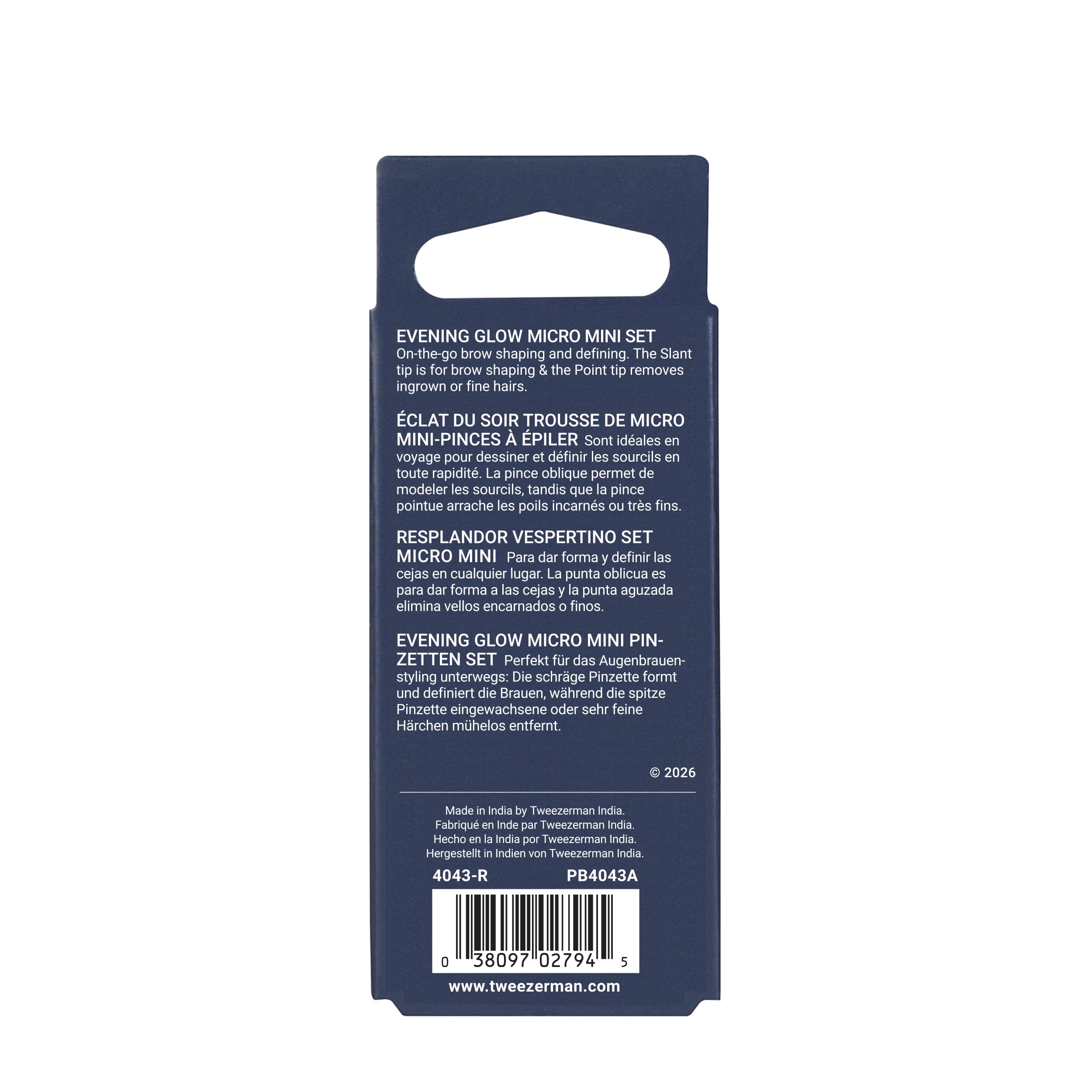 Tweezerman cleaning with alcohol wipe demonstrating simple hygienic care
