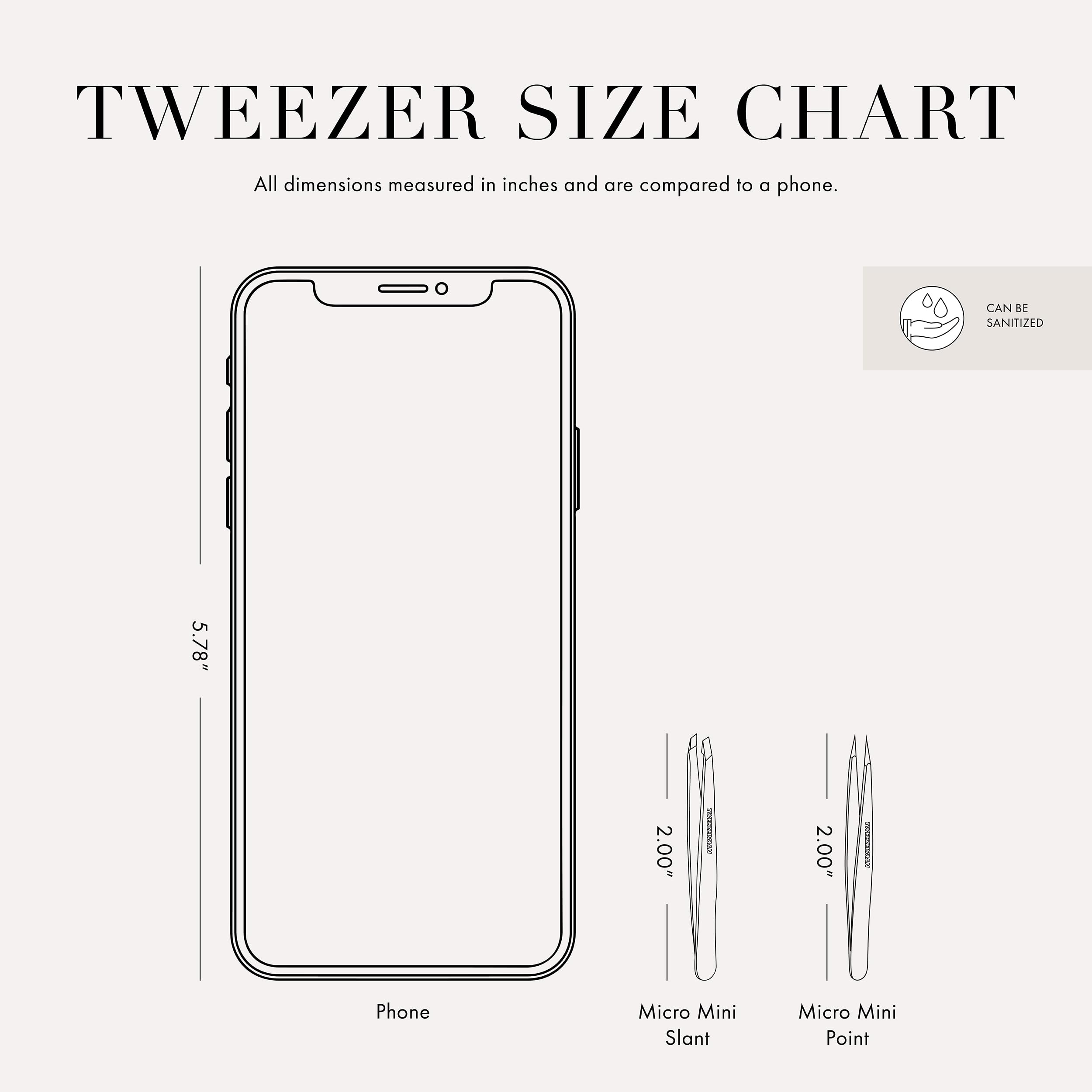 Tweezerman compact travel pouch storing tweezers for convenient portability