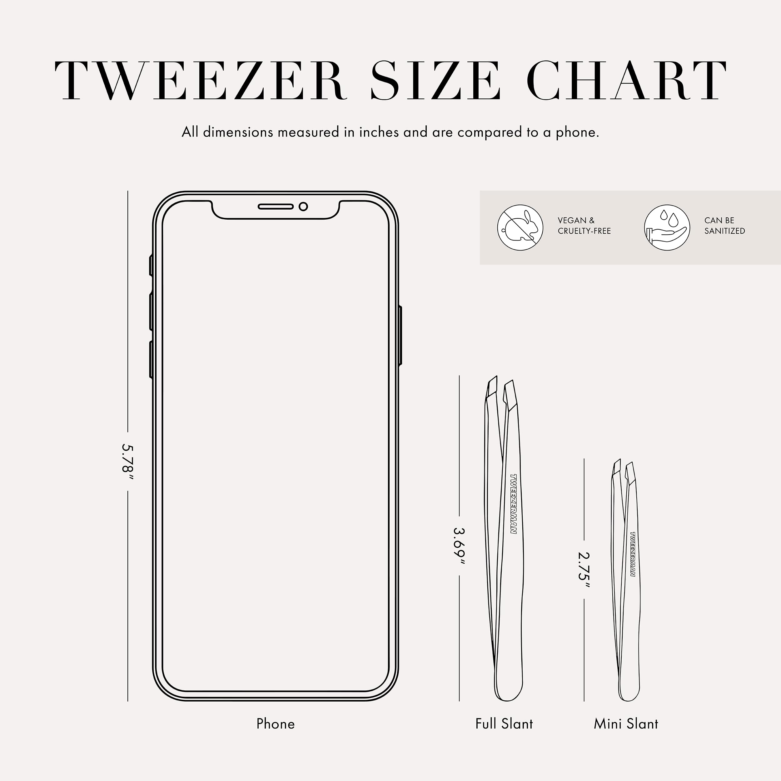 Tweezerman in-use shaping eyebrows illustrating clean, precise hair removal