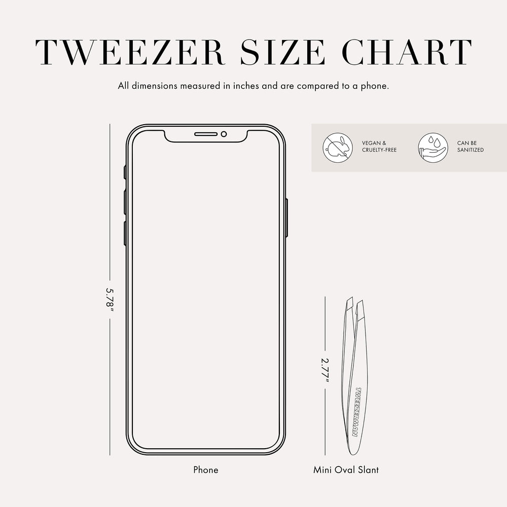 Tweezerman mini slant packaging Lisbon Sea displaying brand and ready-to-gift appeal
