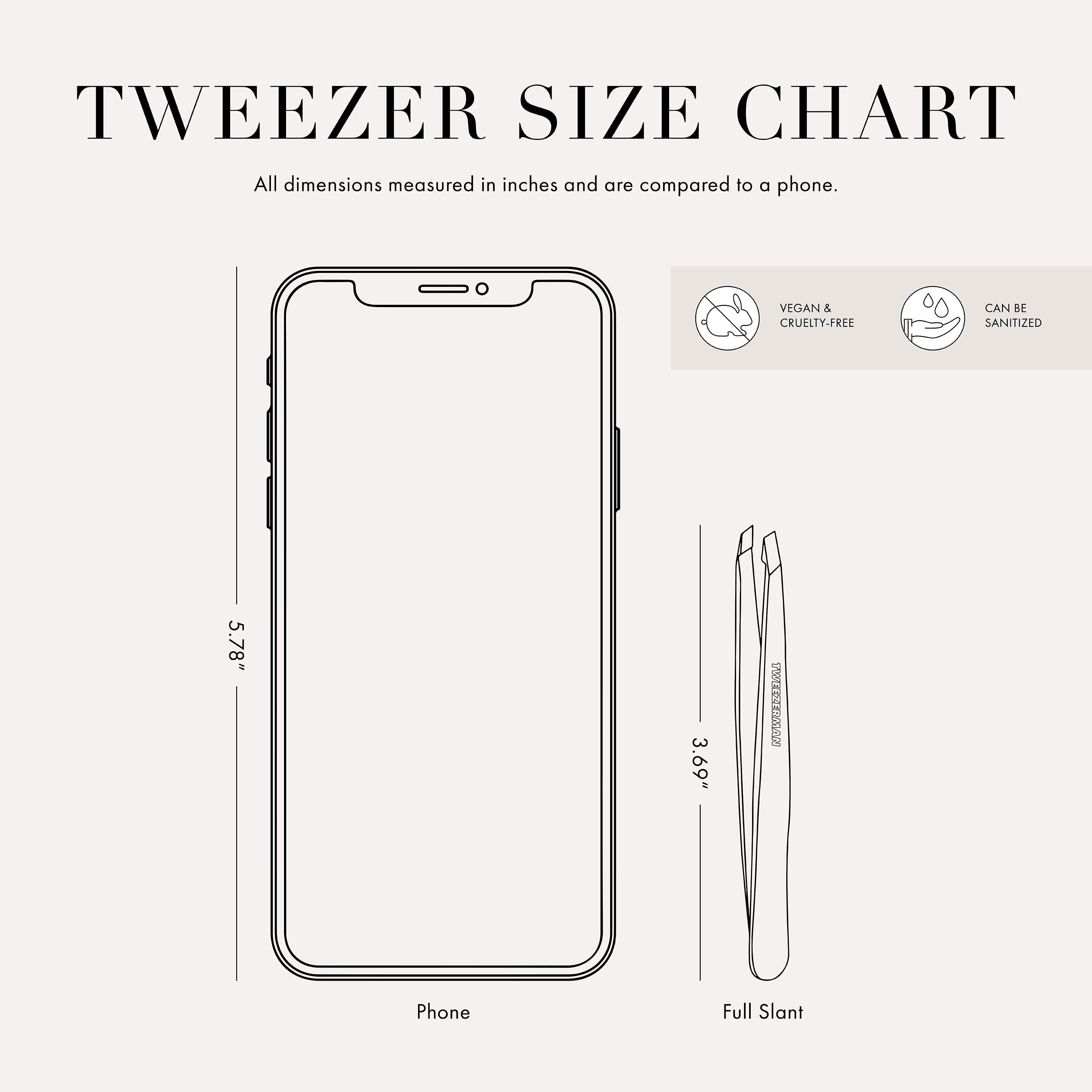 Tweezerman packaging box with logo indicating gift-ready presentation