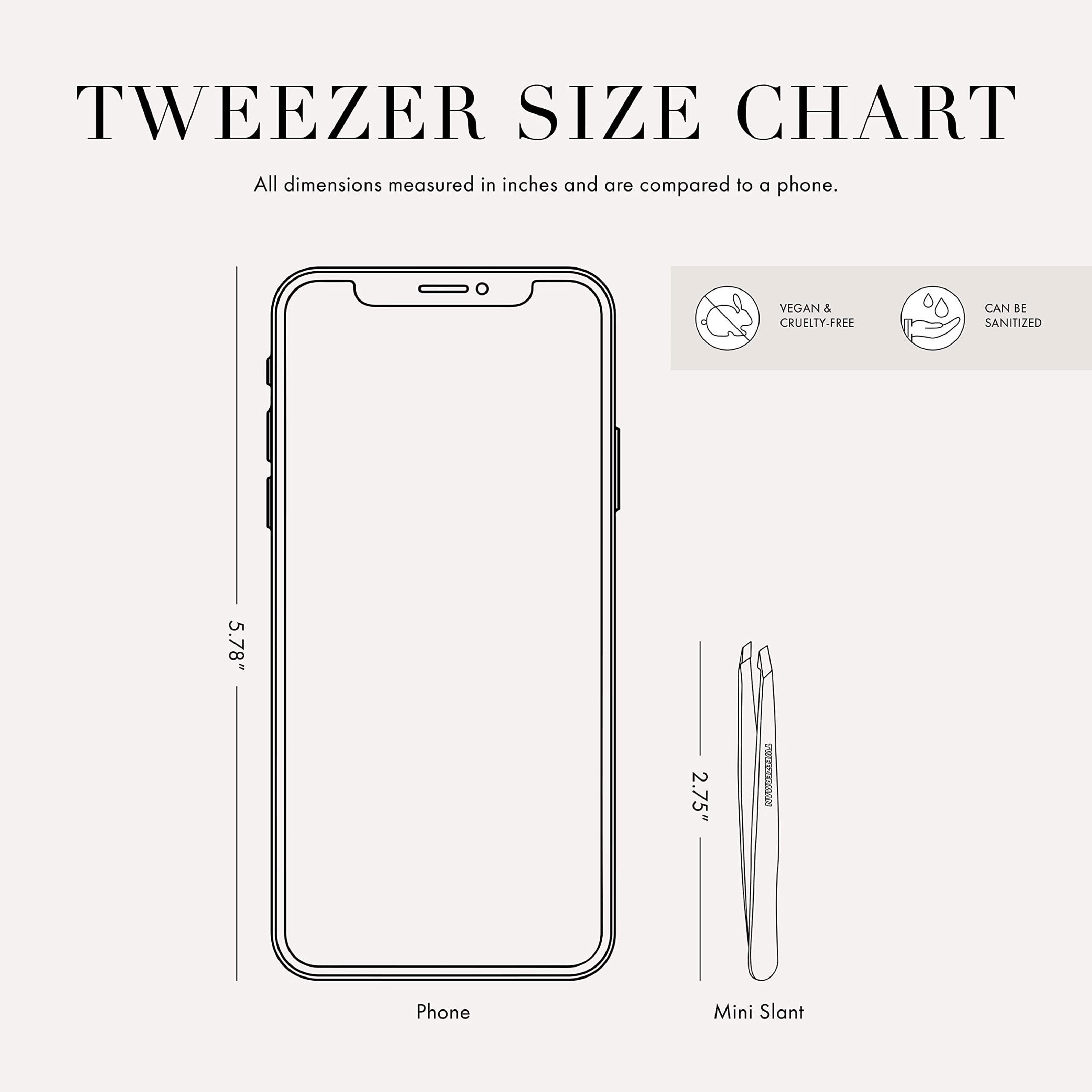 Tweezerman retail packaging front showing brand and tool ready for gifting or storage benefit