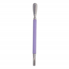 Tweezerman Pushy front view showing dual-ended design and compact benefits