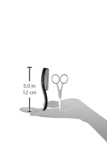 Tweezerman detail of large finger loops on scissors offering secure grip and steady handling