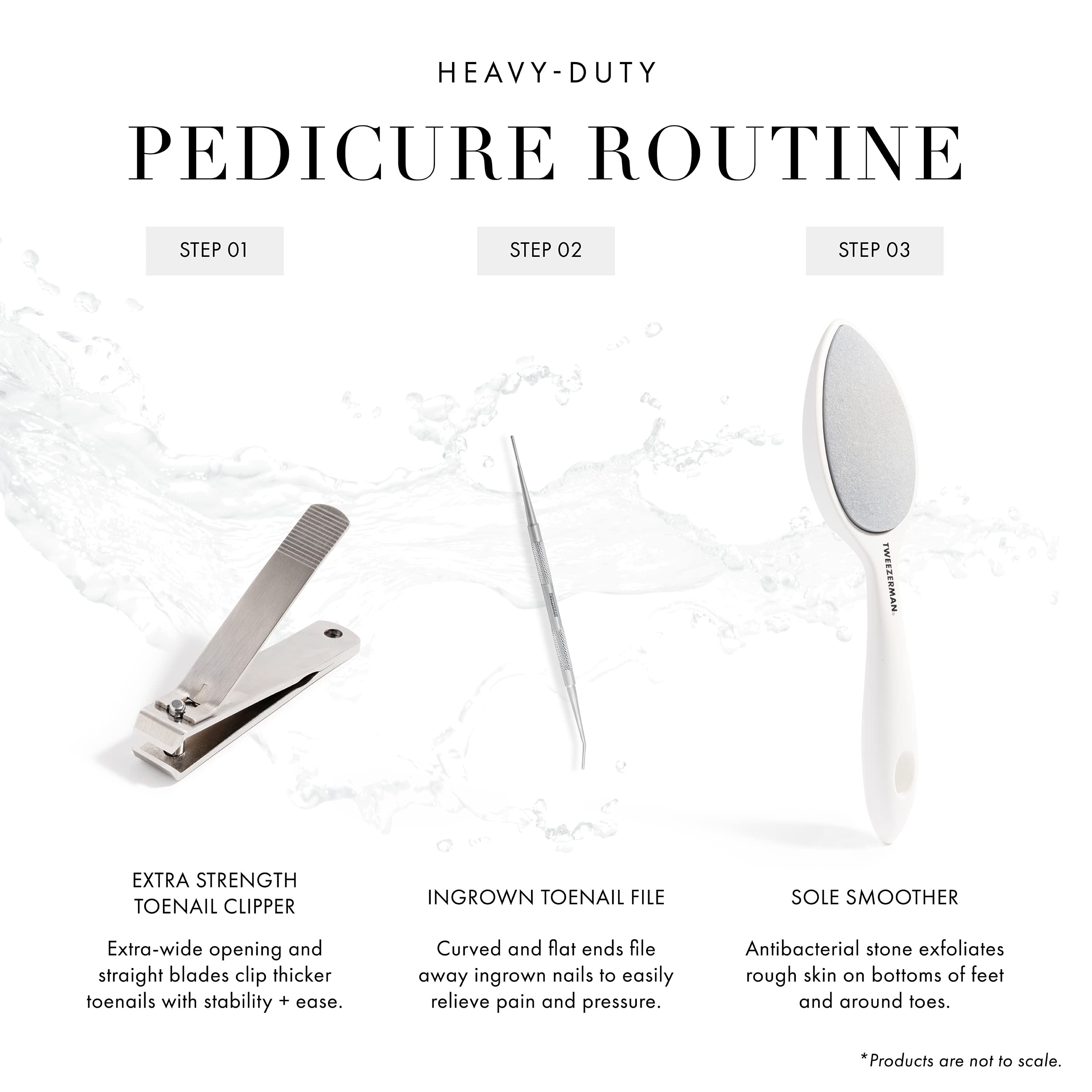 Tweezerman Sole Smoother close-up of ceramic texture for effective exfoliation