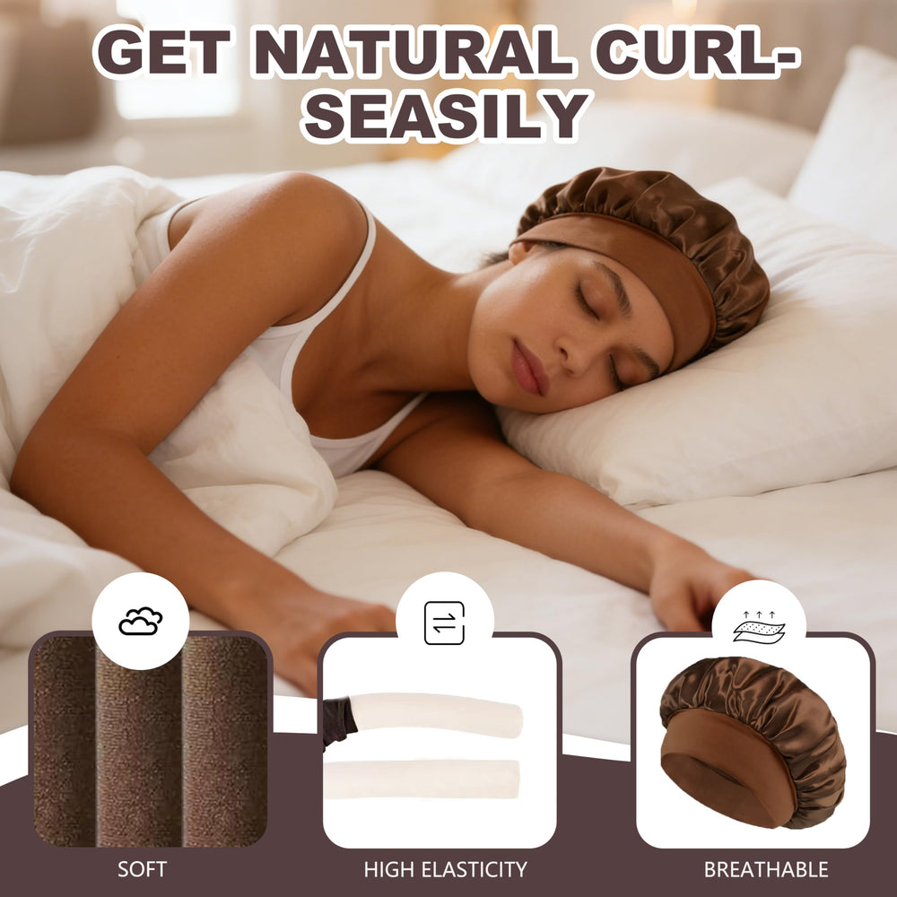 TWIGTUN rolled hair comparison after use showing defined, heat-free curls