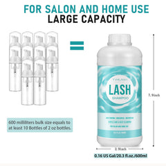TWILASH BY DLY close-up of light airy foam texture demonstrating gentle cleansing action
