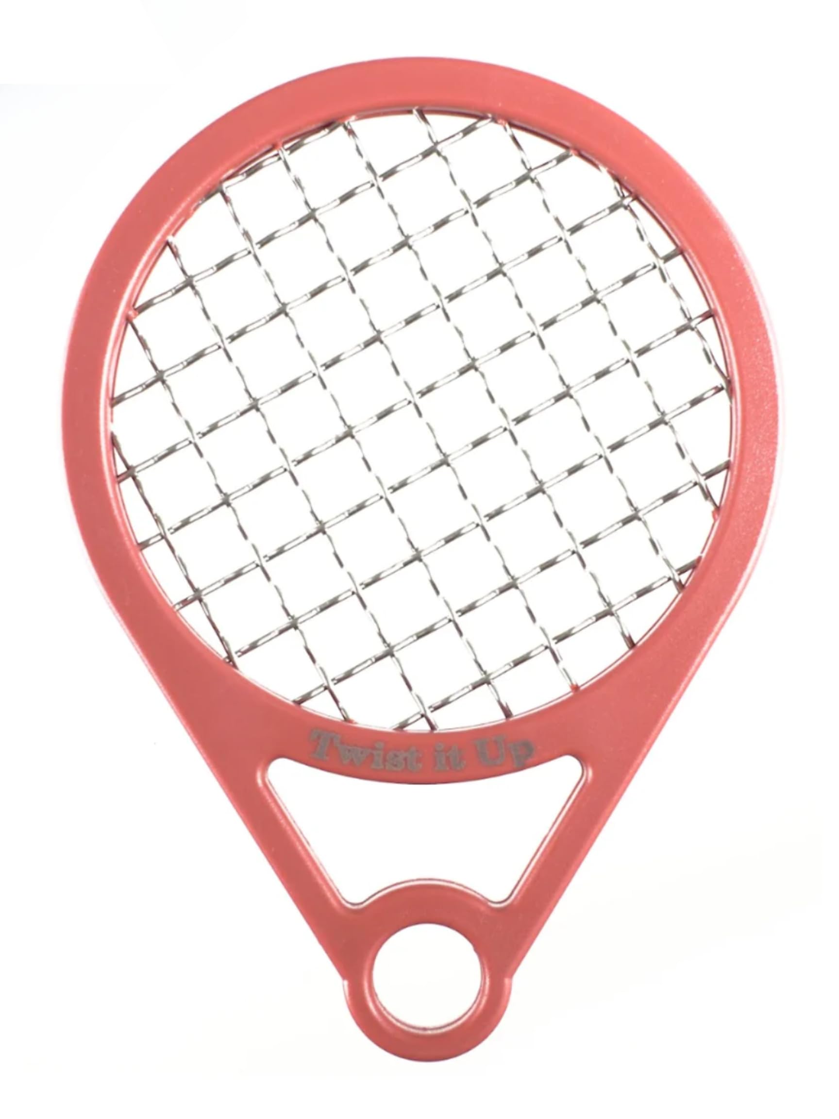 Twist It Up front view showing tennis racket design for defined curls