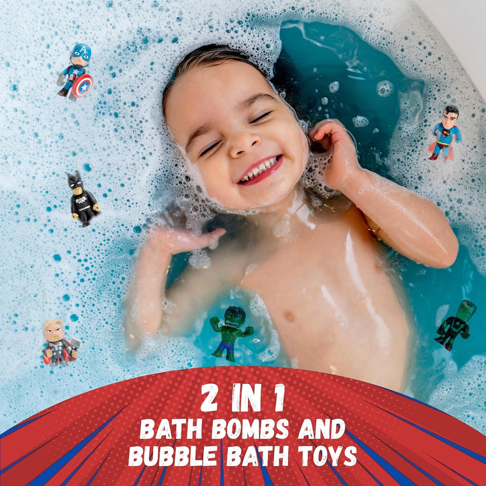 Children in a safe bathtub enjoying Two Sisters bath bombs with smiles
