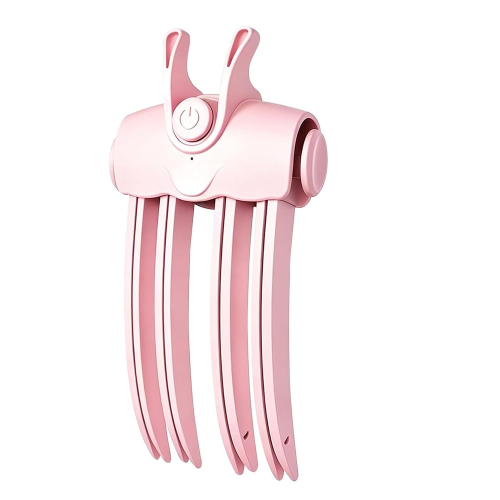 Txntox front view of heated root volumizer clip showing ergonomic design and fast styling benefit