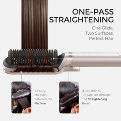 TYMO comb teeth detail illustrating T-Gloss Keratin coating for smooth finish